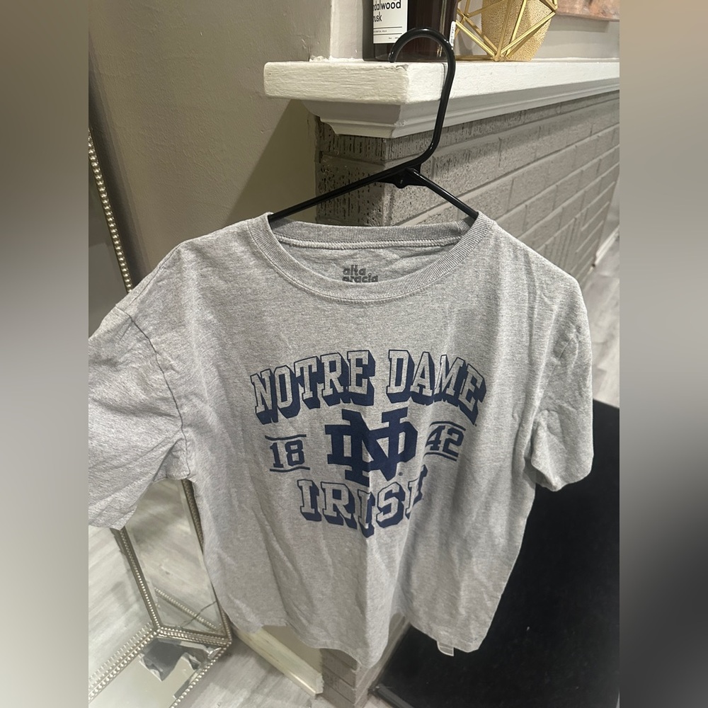 Gray Notre Dame T-Shirt